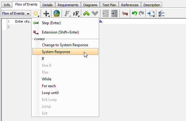 enter sys response